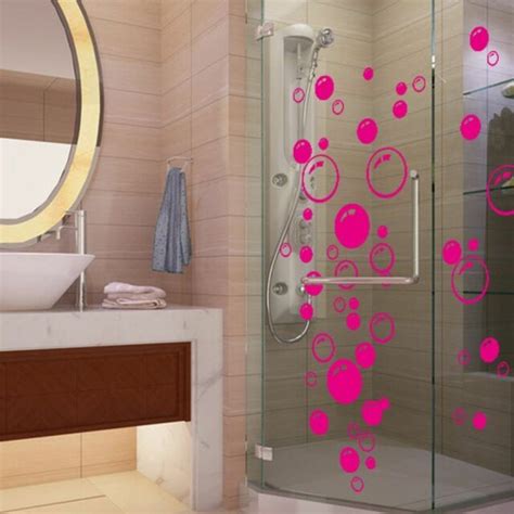 Waterproof Removable Bubbles Wall Sticker Bathroom Shower Glass Decal Stickers Ebay