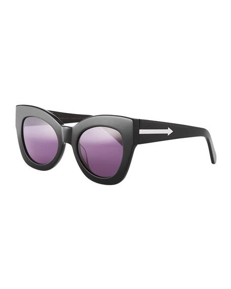 Karen Walker Northern Lights Cat Eye Sunglasses Neiman Marcus