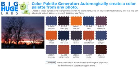 Or select an initial color. Color Palette Generator - Maria Elkins