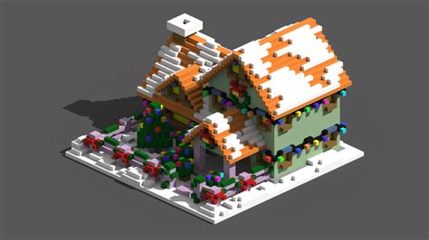 3d Model Voxel House Turbosquid 1350784