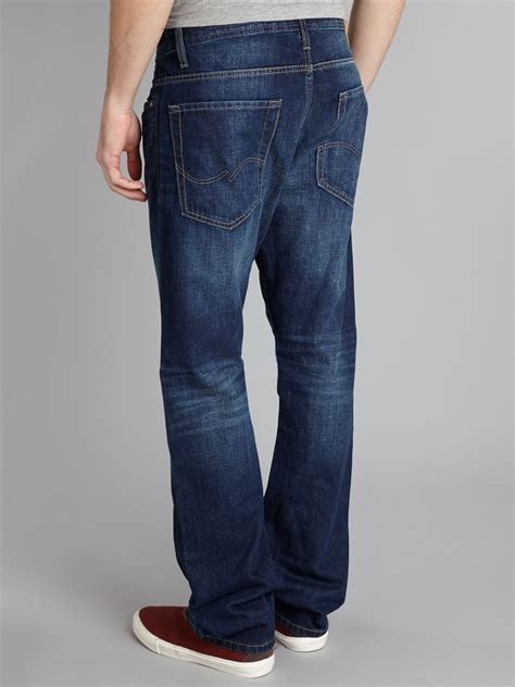 Jack And Jones Clark Original 529 Regular Fit Jeans In Blue For Men