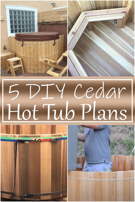 5 Diy Cedar Hot Tub Plans Diy Crafts