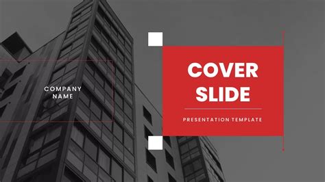 Cover Slide Presentation Template Slidebazaar