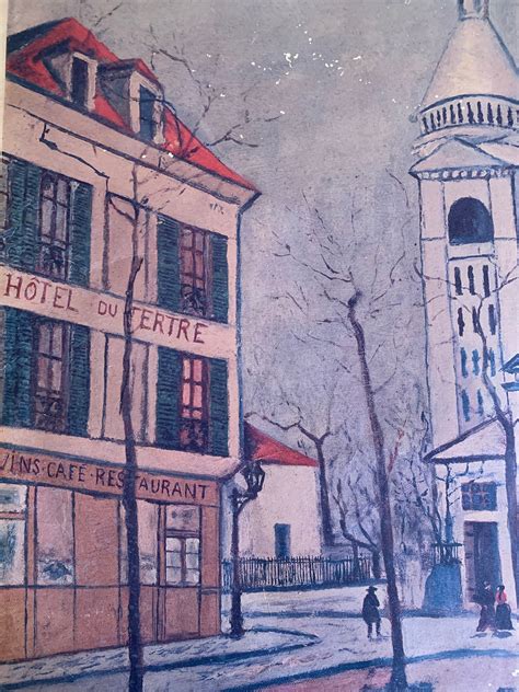 Vintage Maurice Utrillo Lithograph Print Etsy