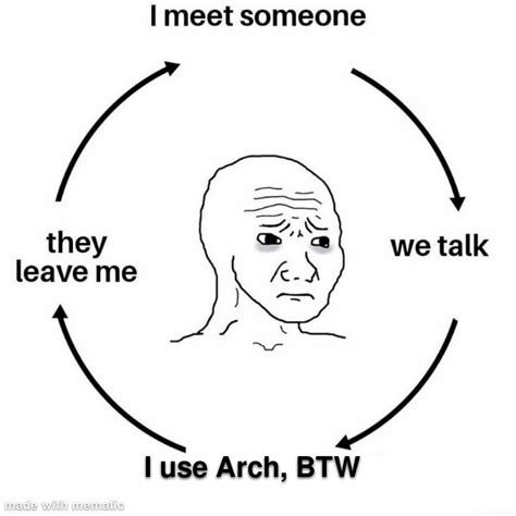 I Use Arch Btw Rlinuxmemes