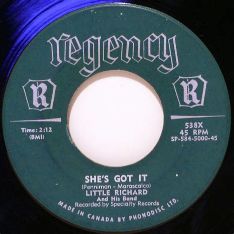 Little Richard And His Band Shes Got It Heeby Jeebies 1956 Green