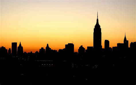 New York City Skyline Silhouette Clip Art At Getdrawings