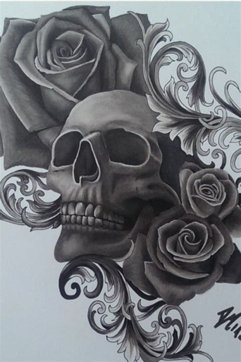 Rocknrox Lace Skull Tattoo Tattoo Font For Men Skull Art