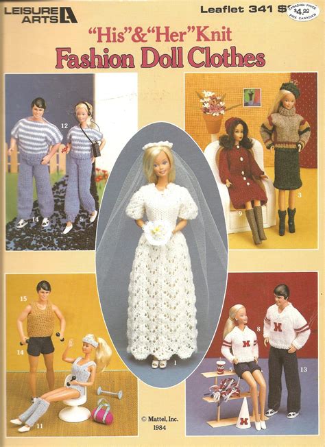 Barbie And Ken Size Doll Clothes Knitting Patterns Leisure Arts 341
