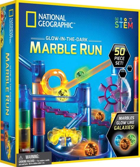 Glow In The Dark Marble Run By National Geographic 50 Piece Set By