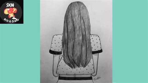 How To Draw A Girl Easy Girl Pencil Sketch Step By Step Girl Drawing