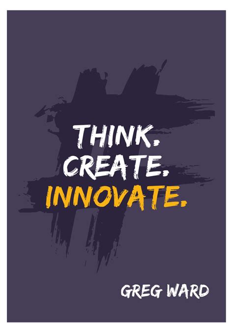 Greg Ward On Twitter Think Create Innovate Innovation Creativity