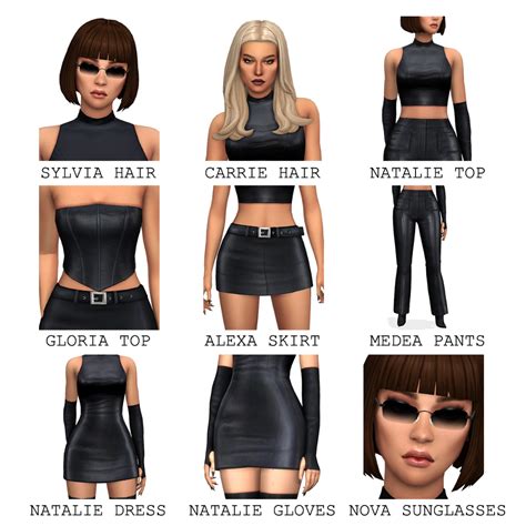Sentate X Arethabee The Glitch Collection Aretha On Patreon Sims 4 Cc