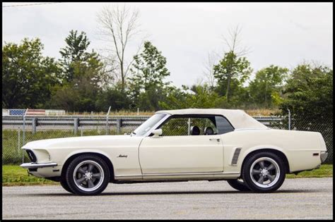 1969 Ford Mustang 47704 Miles White Convertible Automatic