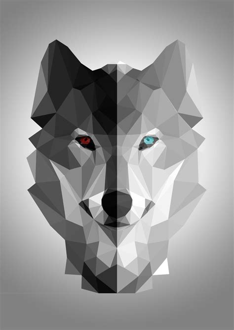 Geometric Wolf Wallpapers Top Free Geometric Wolf Backgrounds