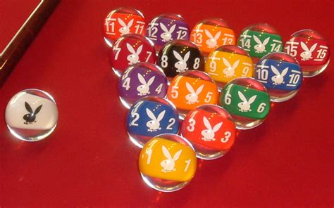 Playboy Clear Pool Balls Clear Billiard Balls Ebay