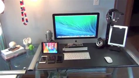 Ultimate Tech Bedroom Desk Tour Gaming Setup Desk Setup 2014