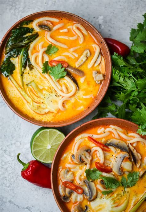 Vegan Thai Curry Coconut Udon Noodle Soup Best Of Vegan