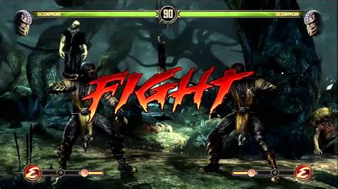 Mortal Kombat Demo W Commentary Scorpion YouTube