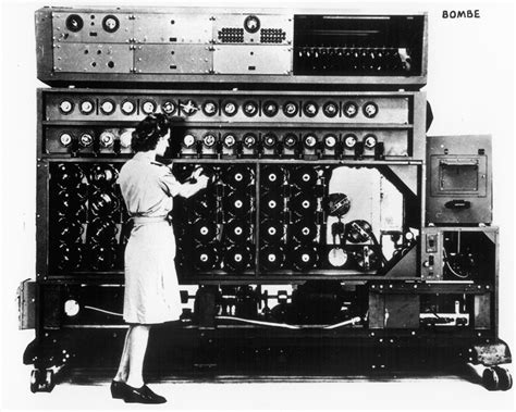 The bombe implemented a very ingenious algorithm for testing enigma settings and rejecting all but a very few as inconsistent with the data. Allan Turing y la maquina bomba. - Códigos secretos ...