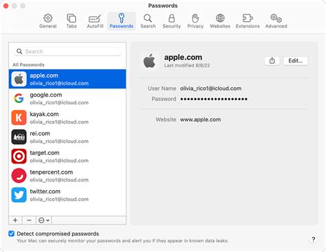 How To Find Saved Passwords And Passkeys On Your Mac Apple Support