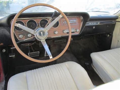 Suvivor Goat 1967 Pontiac Gto Barn Finds