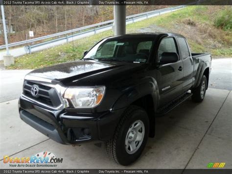 2012 Toyota Tacoma Sr5 Access Cab 4x4 Black Graphite Photo 5