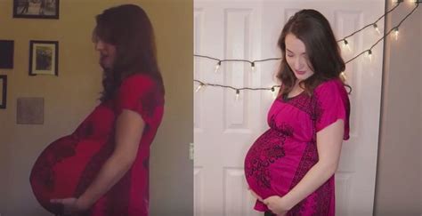 Mum Compares Twin Pregnancy And Current Pregnancy At 36 Weeks In