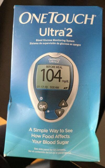 Onetouch Ultra 2 Blood Glucose Monitor For Sale Online Ebay