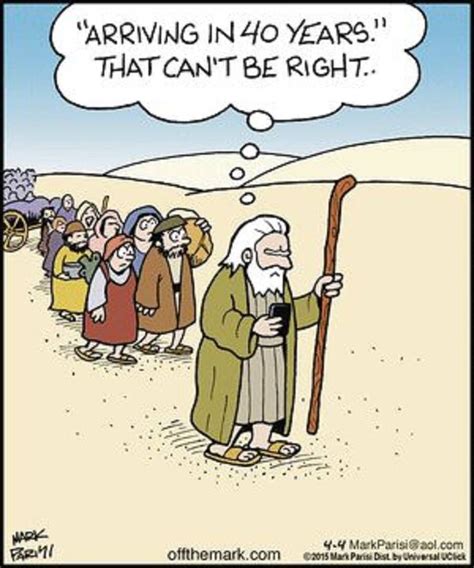 Funny Gps Moses Christian Jokes Funny Cartoons Christian Cartoons