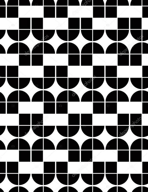 Abstract Geometric Seamless Pattern Contrast Regular Background Stock