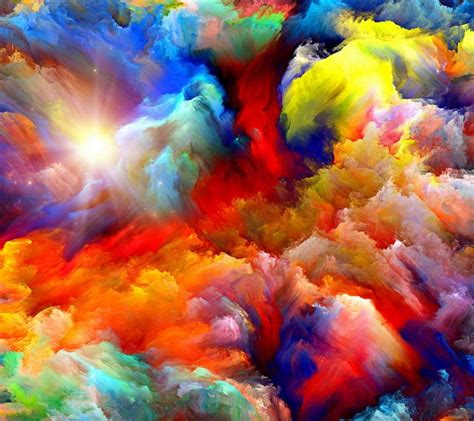Colorful Abstract Art Android Iphone Desktop Hd Backgrounds