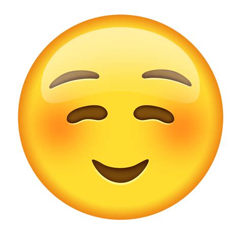 Plastic Keychain Blush Face Emoji Build A Head