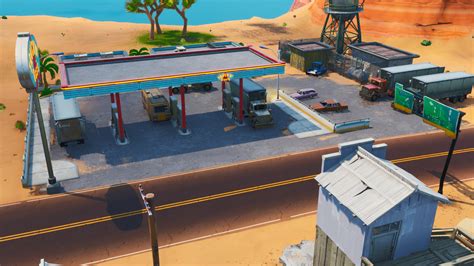 Where To Spray 3 Different Gas Stations All Fortnite Gas Station