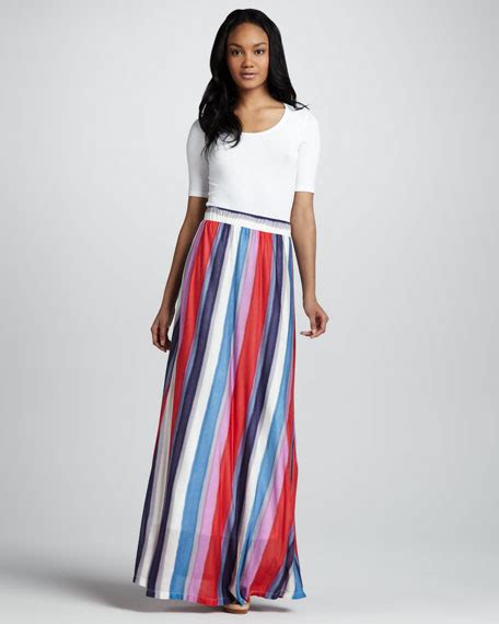 Splendid Striped Maxi Skirt