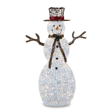 Trimming Traditions 150 Clear Light Icy Snowman Christmas Decoration 50
