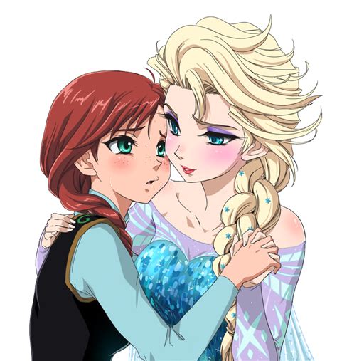 Elsa And Anna Disney And More Drawn By Fujimaru Kinakomucch Danbooru