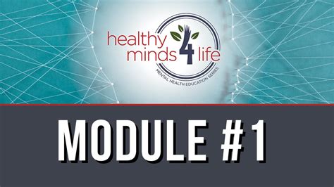 Cmha Healthy Minds 4 Life Module 1 Understanding Mental Health