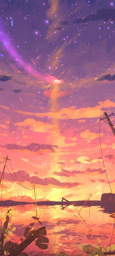 Anime Sky Phone Wallpapers Top Free Anime Sky Phone Backgrounds