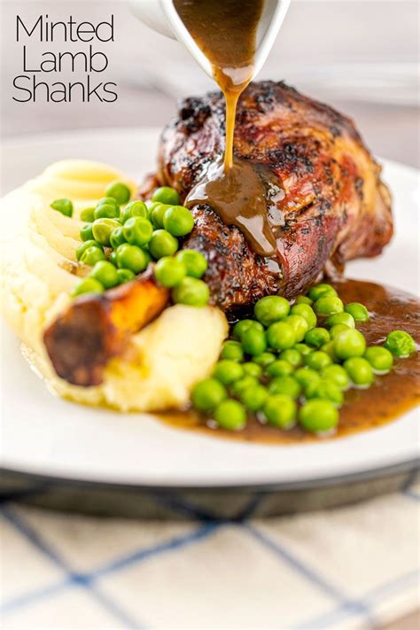 · mix 1 tablespoons of . Minted Lamb Shanks Perfectly Oven Braised | Recipe | Lamb ...