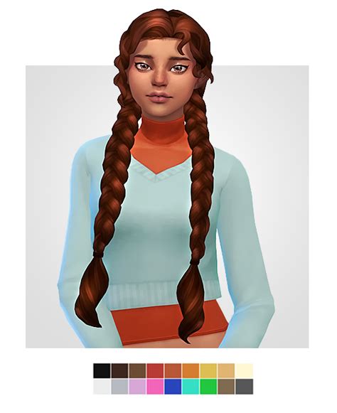Naevys Sims Lillia Hair Base Game Compatible — Ridgeports Cc Finds