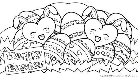 13 Cute Easter Coloring Pages