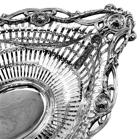 Suite Of 11 Antique Sterling Silver Baskets 1888 1911 Victorian