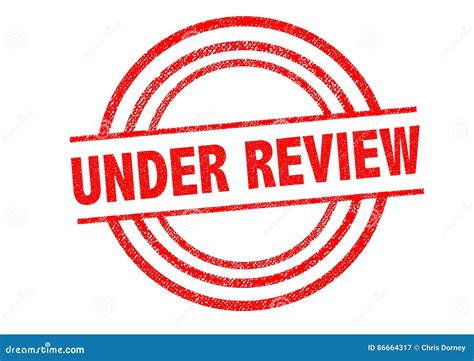 Under Review Royalty Free Illustration 92113002