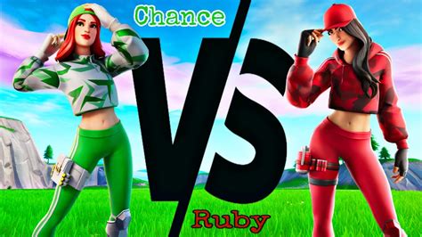Chance Vs Ruby The New Chance Skin Fire And Cute 😍 Youtube