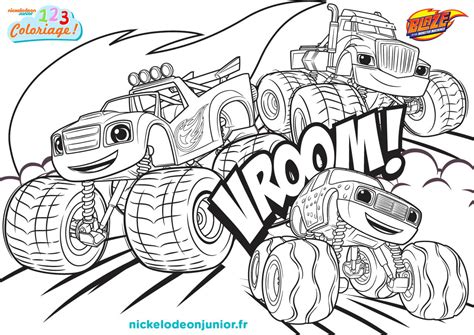 Blaze And The Monster Machines Coloring Coloring Pages