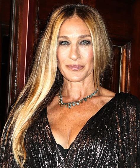 Sarah jessica parker may have found a hairstyle she adores — her flowing, trendy ombré locks — but it wasn't always that way. Sarah Jessica Parker Long Straight Brunette Hairstyle with ...