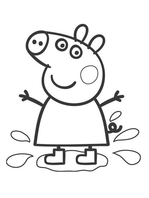 10 Disegni Da Colorare Di Peppa Pig