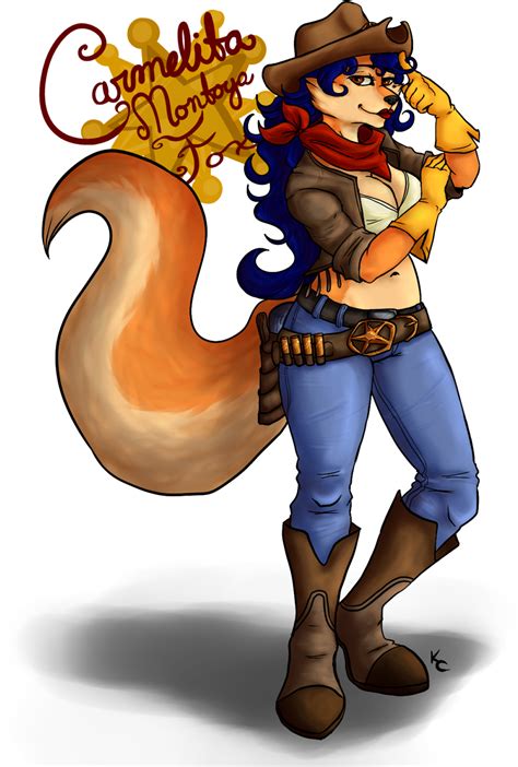 Cowgirl Carmelita Carmelita Fox Fan Art Clipart Full Size Clipart 5446856 Pinclipart