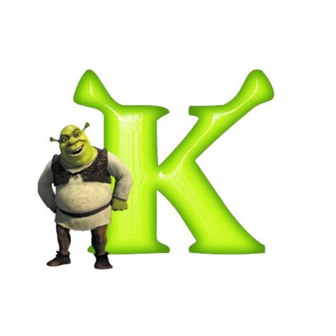 Buchstabe Letter K Shrek Png Ogre